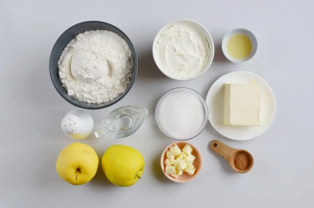 Ingredients for Crusty Apple Pie