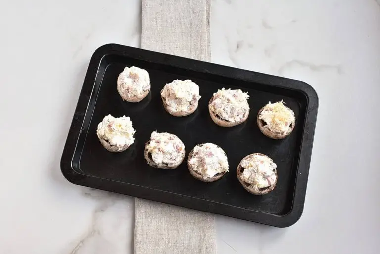 Step 4 - Ham & Cheese Stuffed Mushrooms