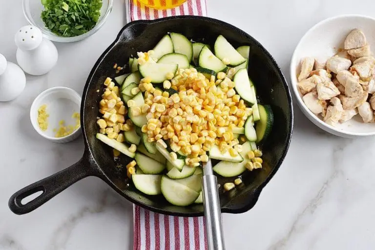 Step 3 - Healthy Chicken Zucchini and Corn
