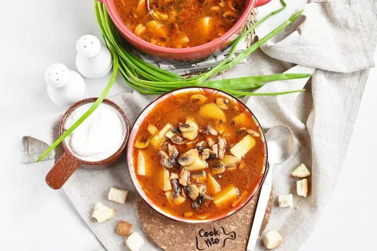 Step 8 - Hungarian Mushroom and Potato Soup
