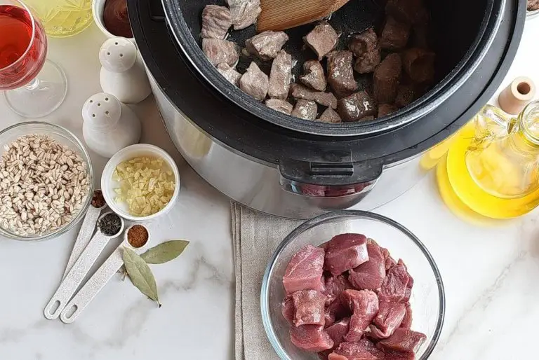 Step 1 - Instant Pot Beef аnd Barley Soup