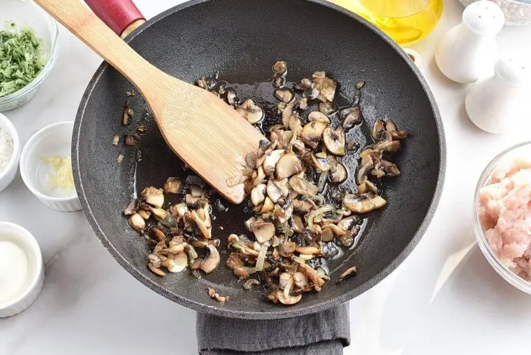 Step 1 - Lean Turkey Kotlety with Mushroom Filling