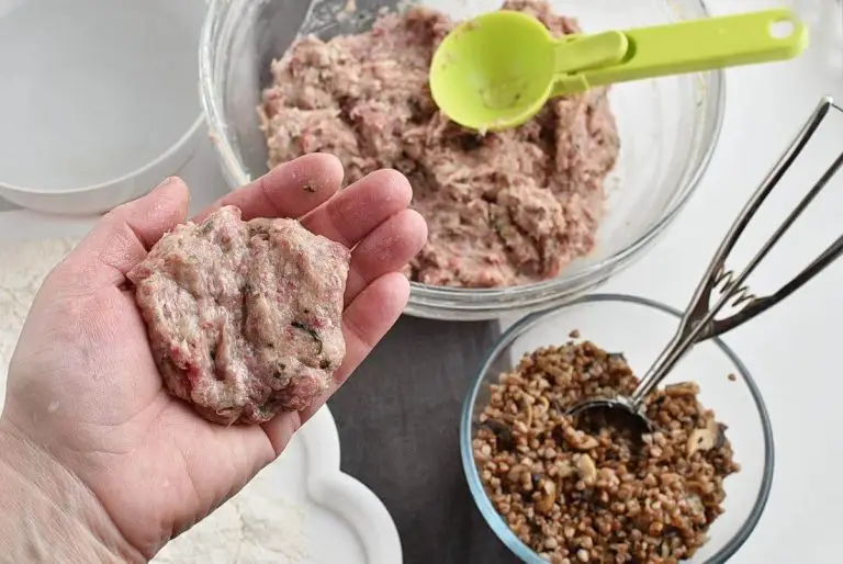 Step 4 - Lean Turkey Kotlety with Mushroom Filling