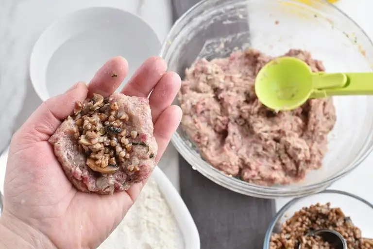 Step 4 - Lean Turkey Kotlety with Mushroom Filling