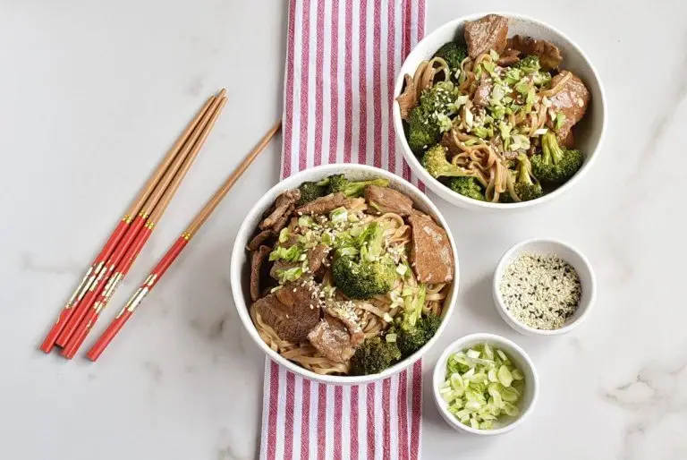 Step 7 - Long-Life Chinese Noodles with Beef & Broccoli