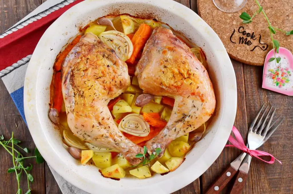 Maple Roasted Chicken Quarters