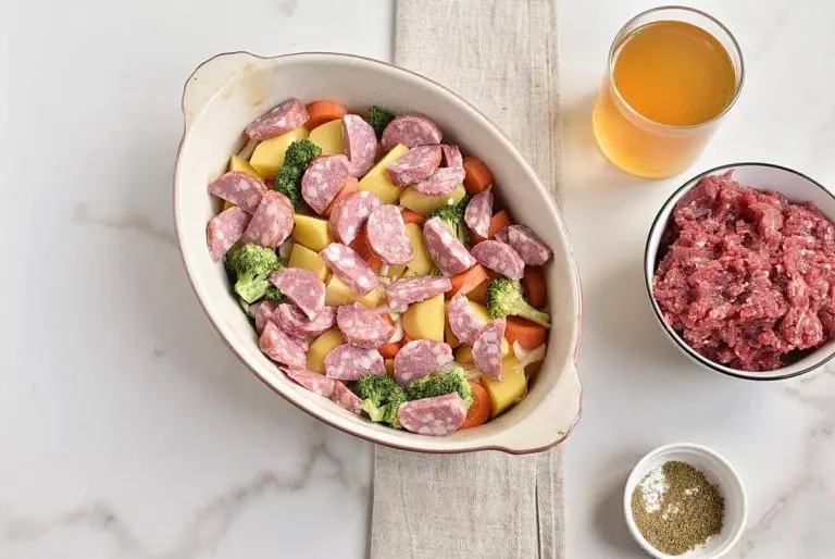 Step 4 - Meatballs Sausage Broccoli Dinner
