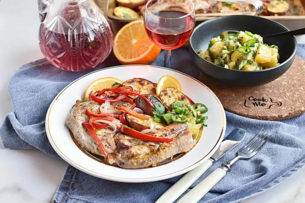 Pork Chops with Orange-Avocado Salsa