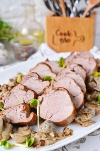 Pork Tenderloin with Mushroom Sauce