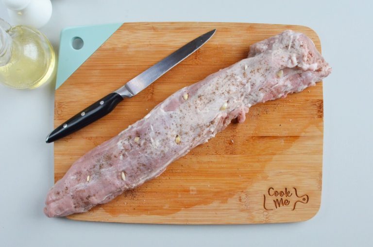 Step 2 - Pork Tenderloin with Mushroom Sauce