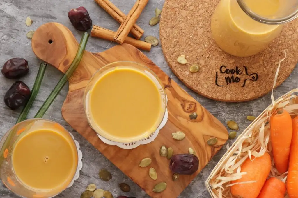 Dairy-Free Pumpkin Seed Carrot Milk