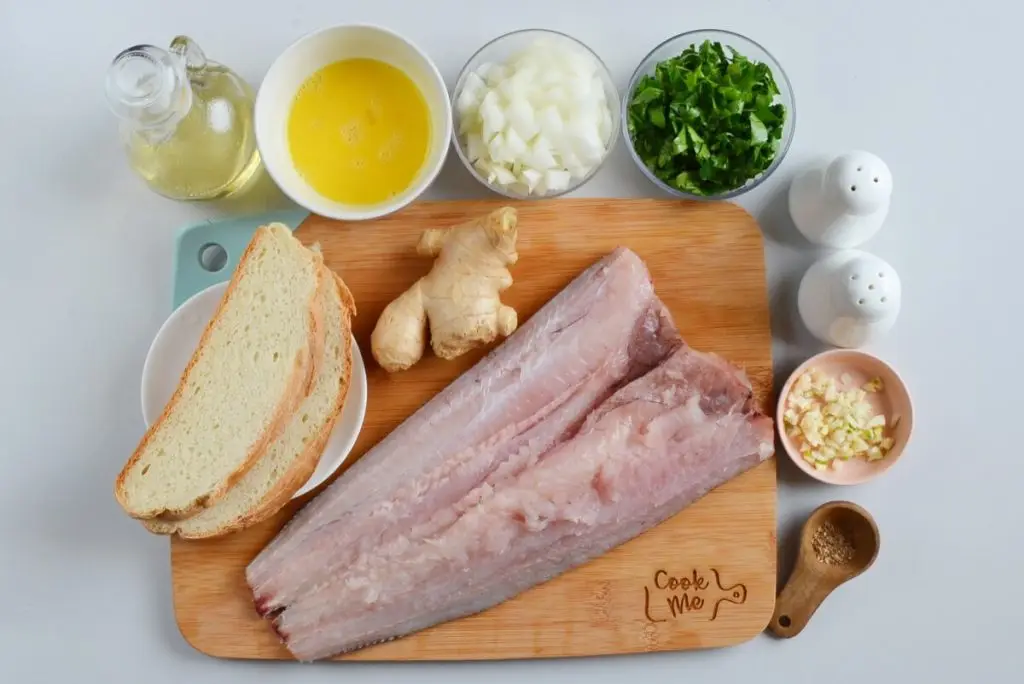 Ingredients for Quick Cilantro Fish Cakes