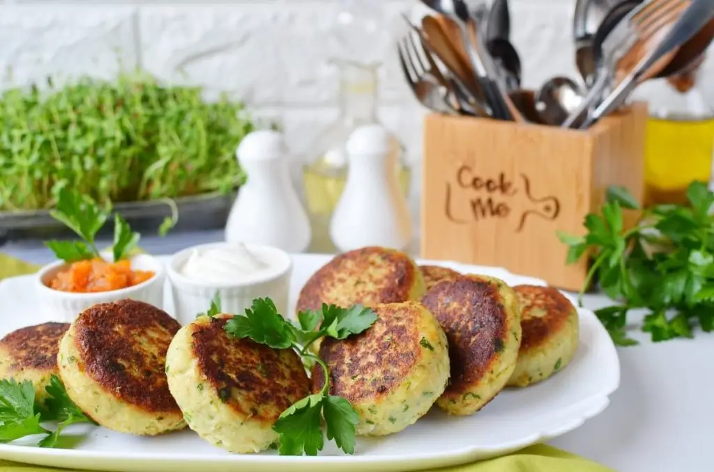 Quick Cilantro Fish Cakes