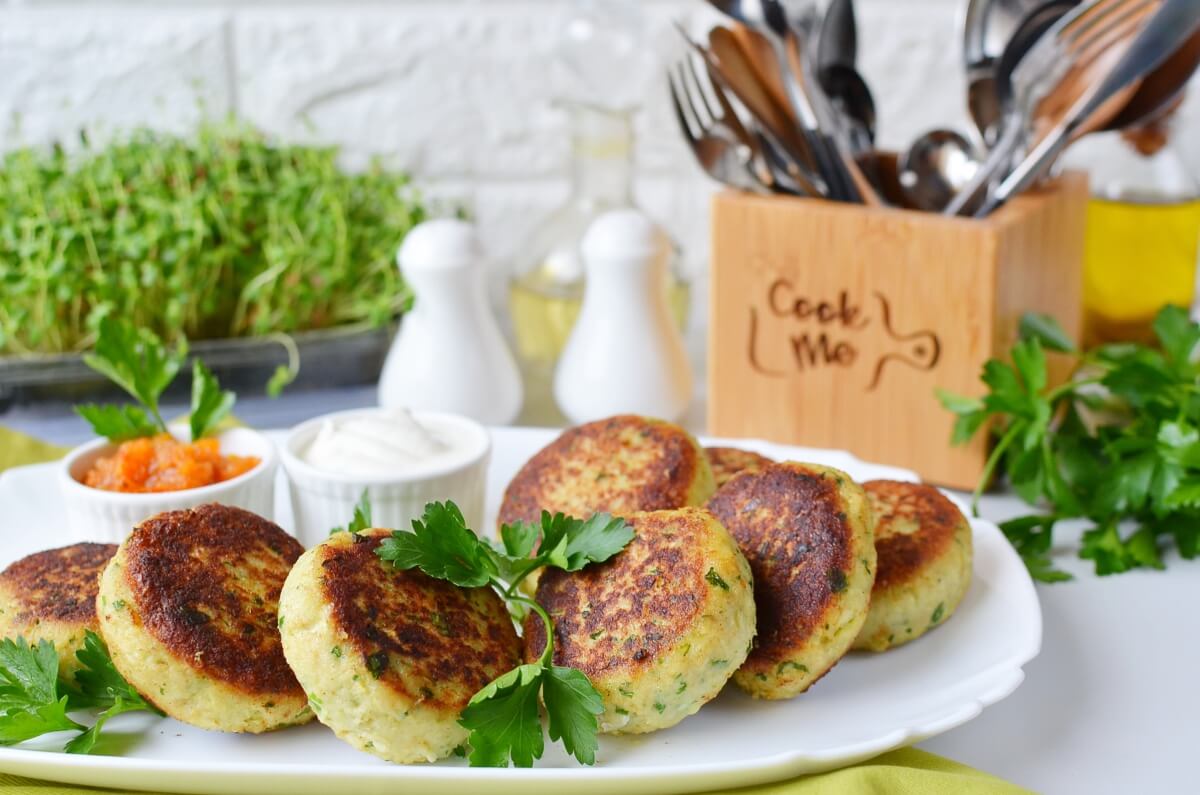 Quick Cilantro Fish Cakes