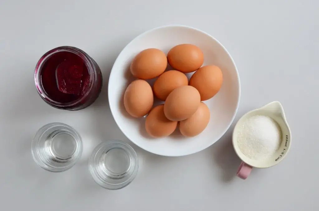 Ingredients for Quick Pickled Eggs and Beets
