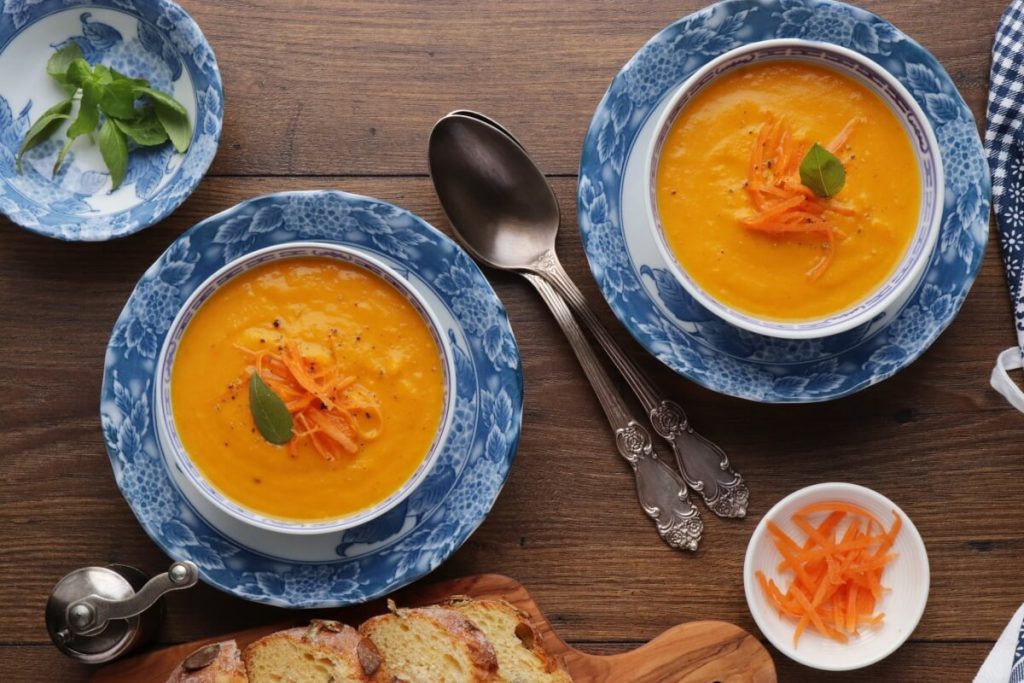 How to serve Roasted Carrot Soup