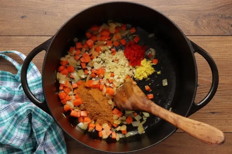 Step 5 - Roasted Cauliflower & Potato Curry Soup