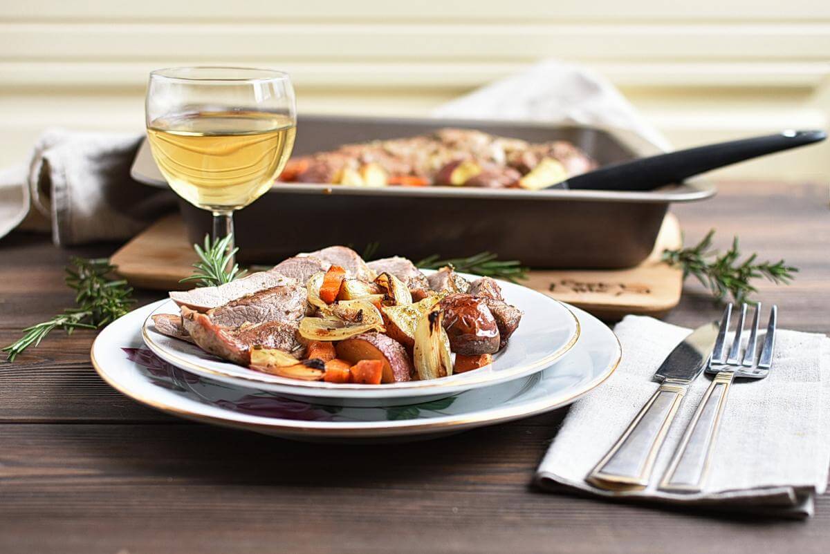Roasted Pork Tenderloin and Vegetables