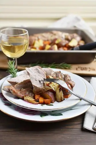 Roasted Pork Tenderloin and Vegetables