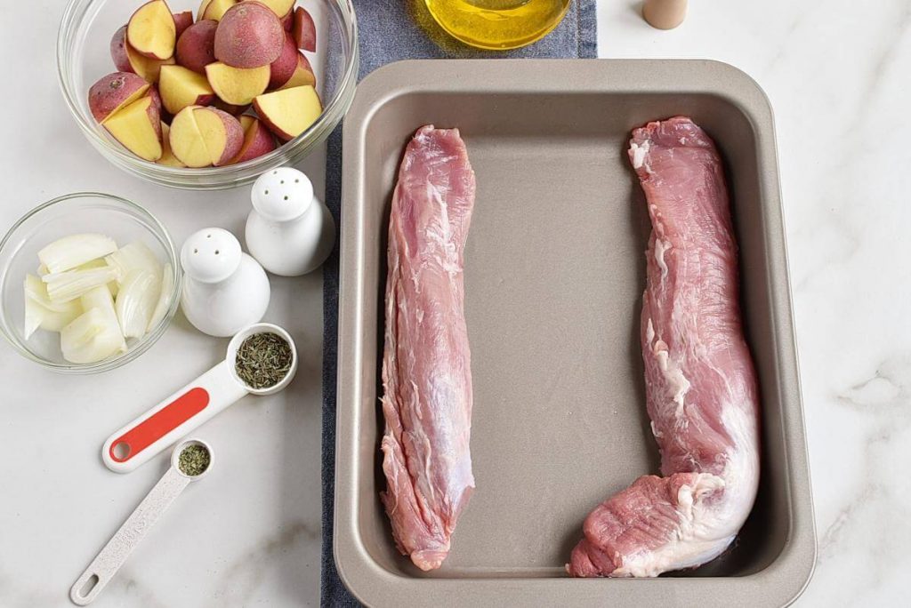 Roasted Pork Tenderloin and Vegetables recipe - step 2