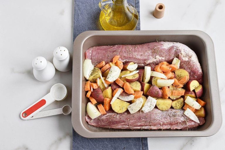 Step 4 - Roasted Pork Tenderloin and Vegetables