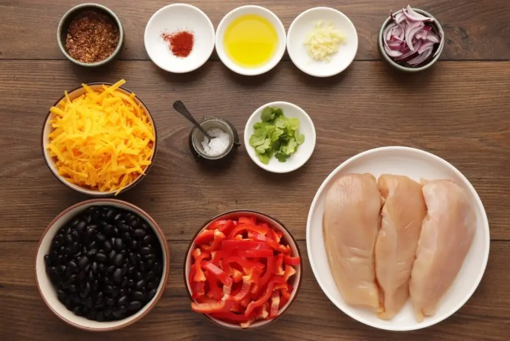 Ingredients for Santa Fe Skillet Chicken