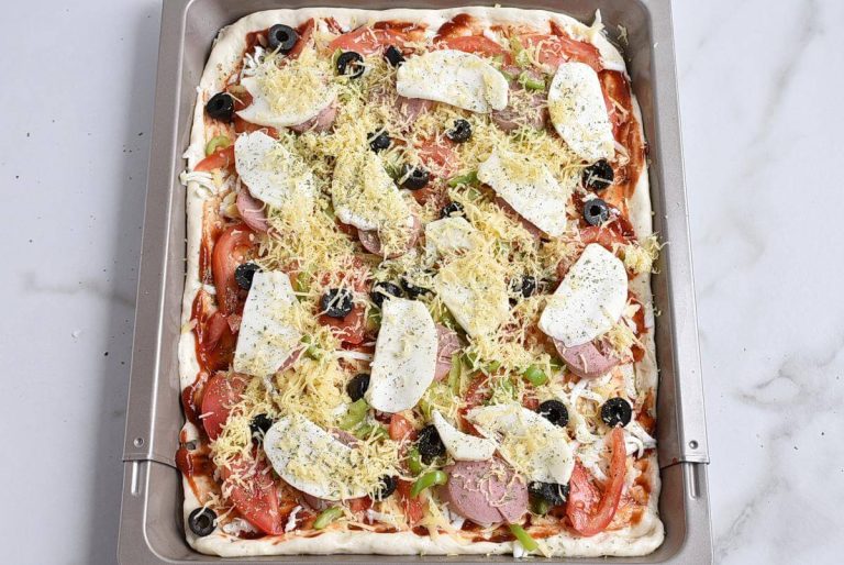 Step 8 - Sheet Pan Pizza Dough
