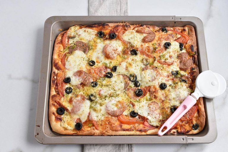 Step 9 - Sheet Pan Pizza Dough