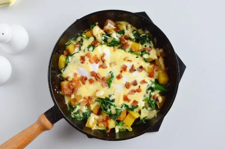 Step 7 - Spinach & Cheese Breakfast Skillet
