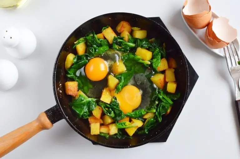 Step 5 - Spinach & Cheese Breakfast Skillet