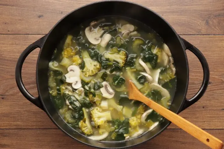 Step 3 - Supergreen Mushroom and Orzo Soup