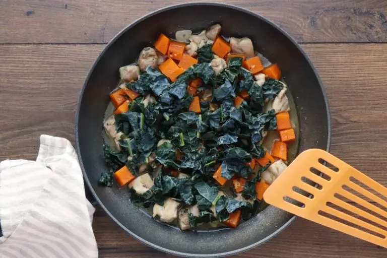 Step 6 - Tahini-Dressed Chicken with Squash and Kale
