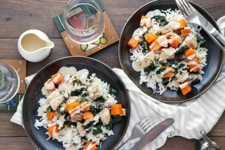 Step 7 - Tahini-Dressed Chicken with Squash and Kale
