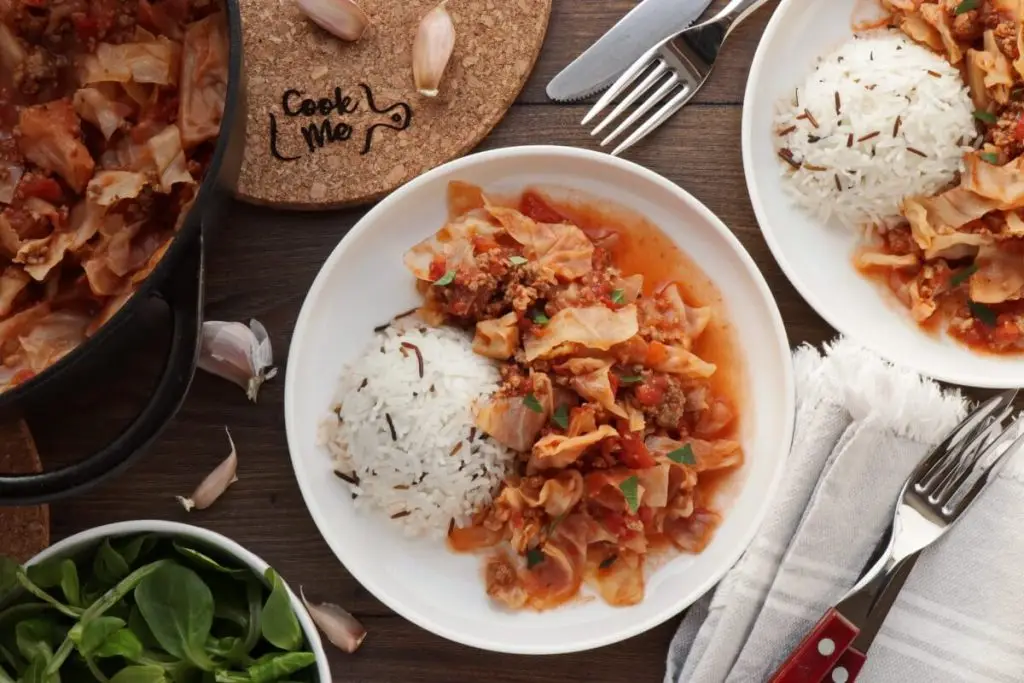 Unstuffed Cabbage Roll