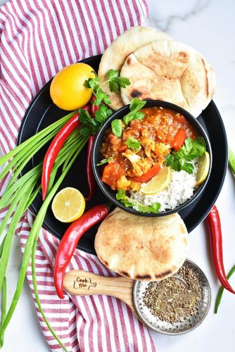 Vegan Tikka Masala with Cauliflower