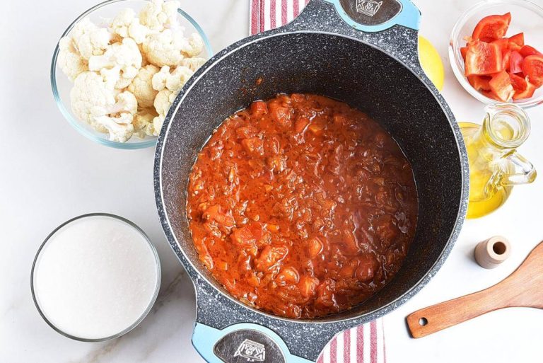 Step 4 - Vegan Tikka Masala with Cauliflower
