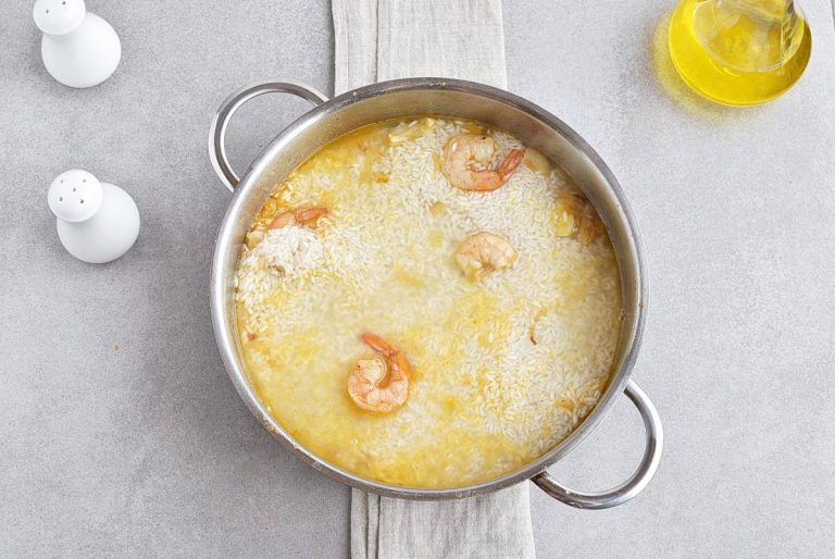 Step 5 - 15 Minute One Pan Shrimp and Rice