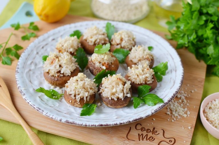 Step 9 - 7-Ingredient Vegan Stuffed Mushrooms