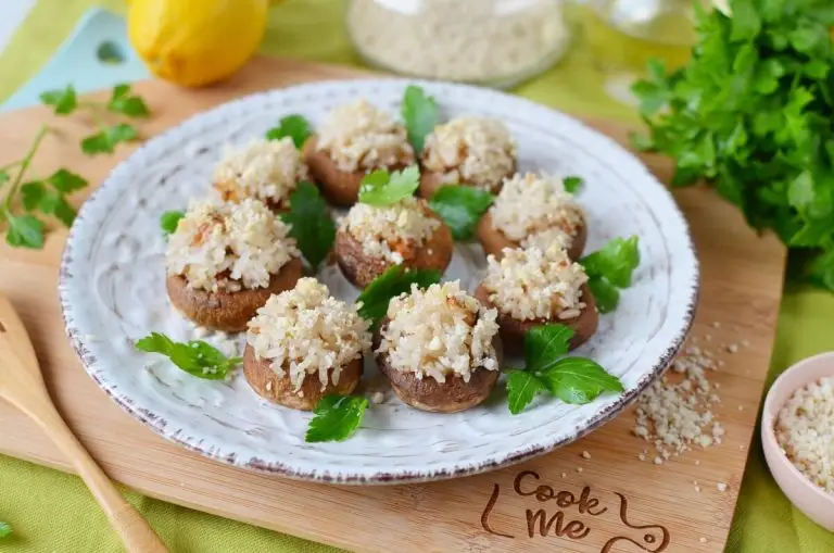 Step 9 - 7-Ingredient Vegan Stuffed Mushrooms