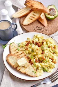Avocado Scrambled Eggs