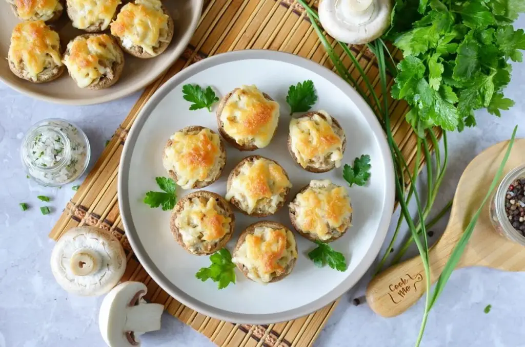 Chicken Stuffed Mushrooms