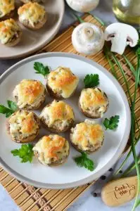 Chicken Stuffed Mushrooms