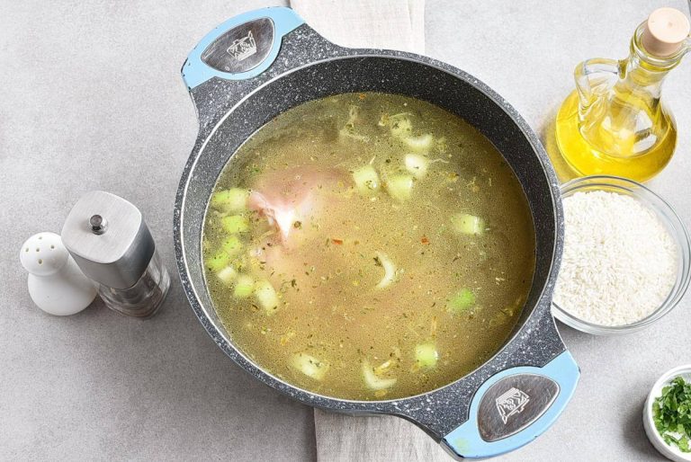 Step 3 - Chicken and Rice Soup
