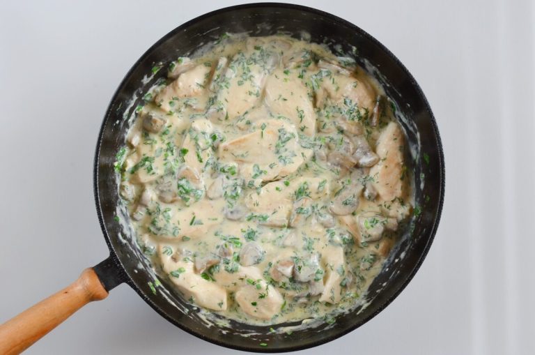 Step 5 - Creamy Herb Mushroom Chicken