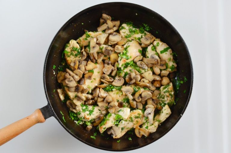 Step 4 - Creamy Herb Mushroom Chicken