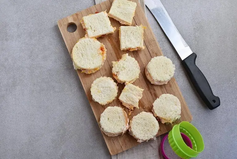 Step 8 - Cucumber and Pimiento Cheese Tea Sandwiches