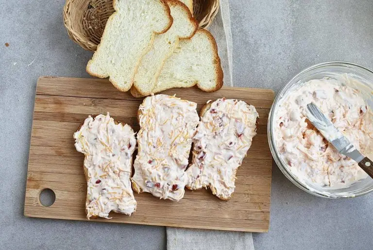 Step 7 - Cucumber and Pimiento Cheese Tea Sandwiches