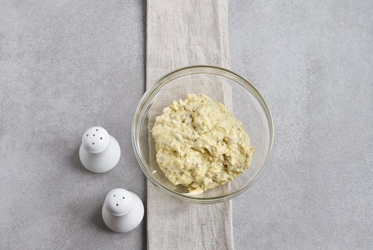 Step 4 - Dill Pickle Deviled Eggs