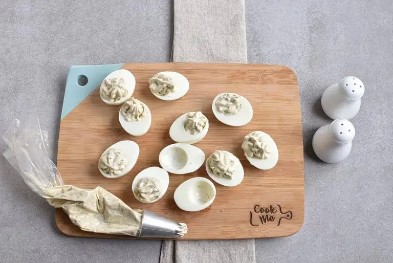 Step 5 - Dill Pickle Deviled Eggs