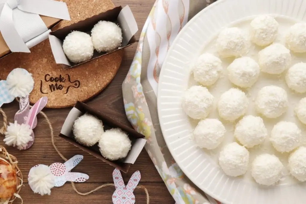 Easter Bunny Tail Truffles